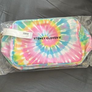 Stoney Clover tie dye large pouch.